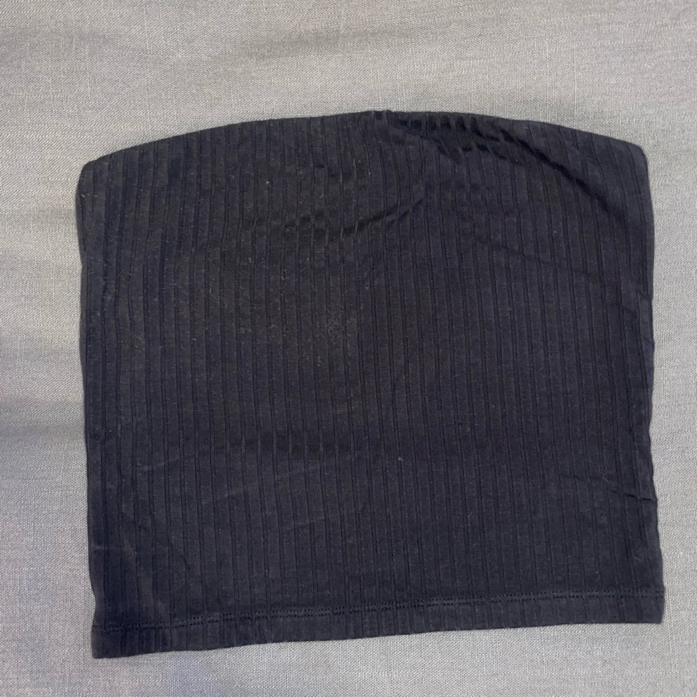 American Eagle Outfitters Soft & Sexy Ribbed Top in Black